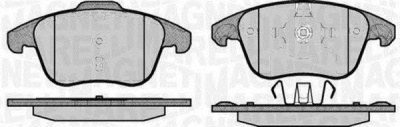 MAGNETI MARELLI 363916060644 -  Комплект тормозных колодок, дисковый тормоз